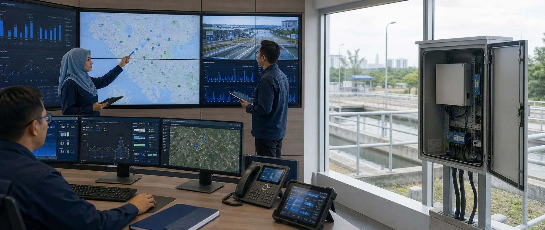 Practical monitoring, data and custom-system development for public operations and pilot initiatives.