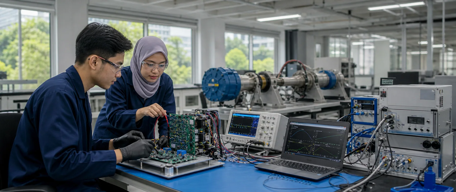 Prototype electronics, research instrumentation, data platforms and pilot systems for universities and institutions.