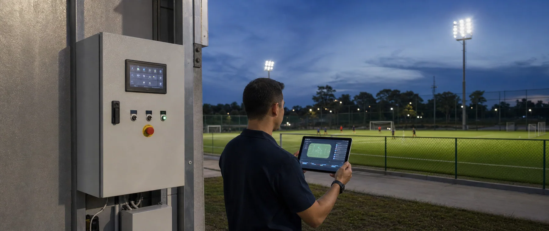 Sports Facility Lighting Automation